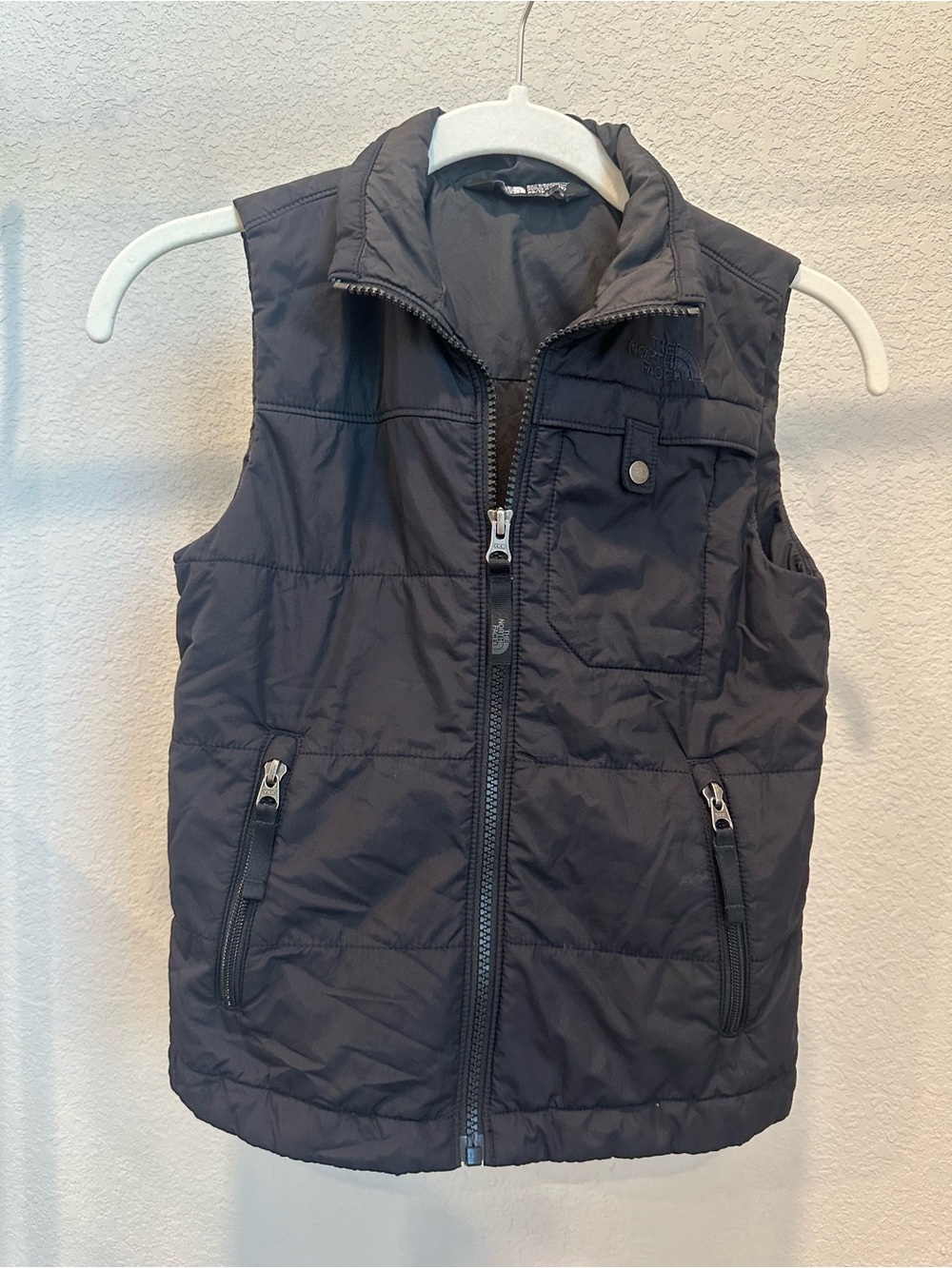 The North Face Kids Black Quilted Puffer Vest